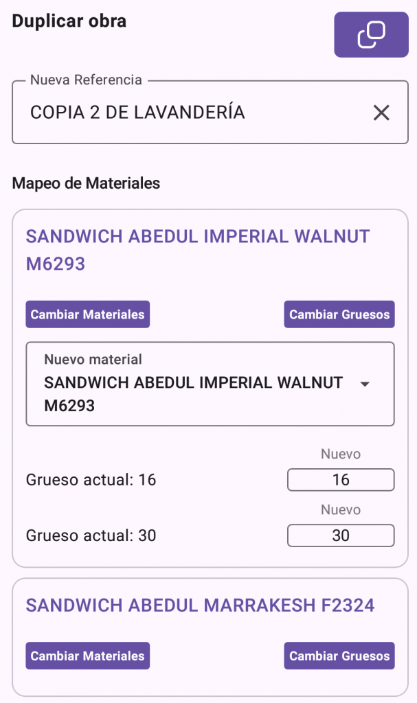 Clonacion de Medicion de Obras